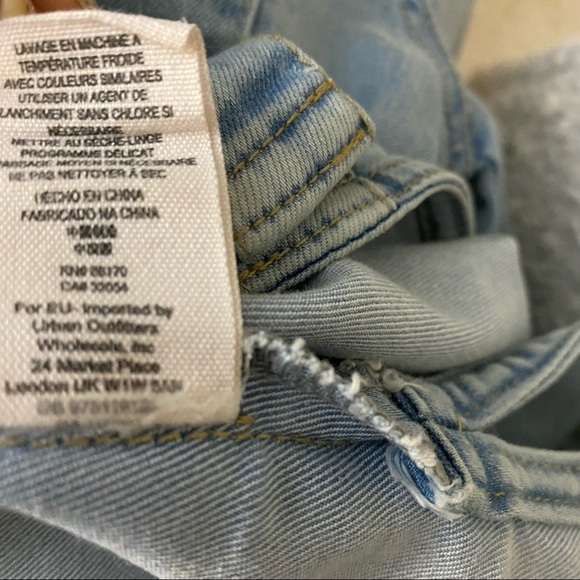 FREE PEOPLE Dynamite Stretch Denim Shirt Dress XS - Picture 7 of 8